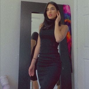 Zara Turtle neck pencil dress for Fall date night